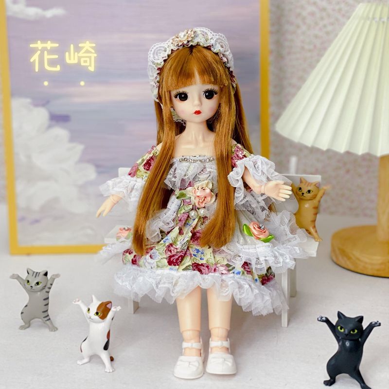 Búp Bê Barbie 3D 6 Điểm Kích Thước 30Cm