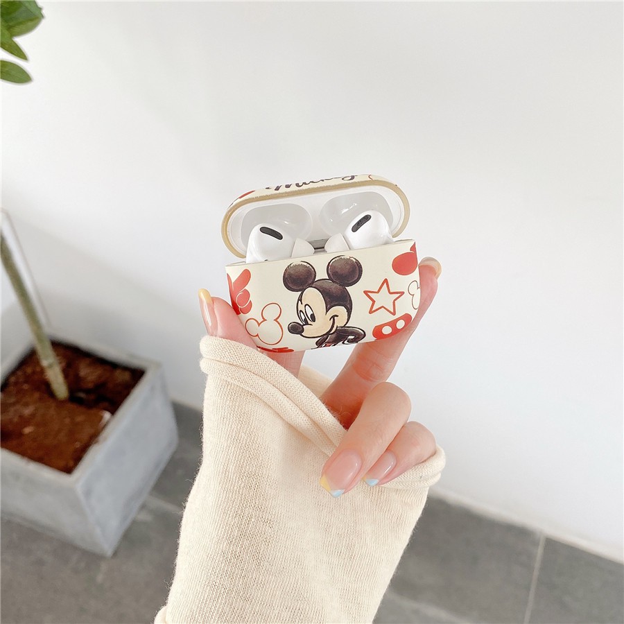 AirPods Pro Airpods 3 gen3 AirPods 2 Fashion Cartoon Winnie the Pooh & Mickey Mouse & Minnie Mouse & Stitch Protective Silicone Case