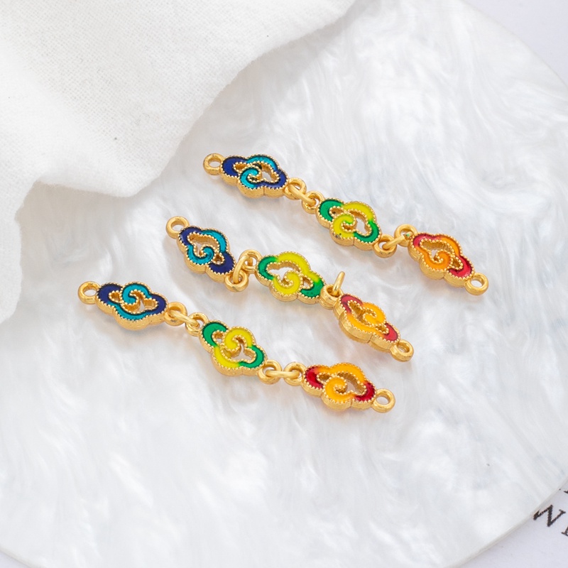 Dây Chuyền Đồng Mạ Vàng 18k Kích Thước 6 * 13mm diy