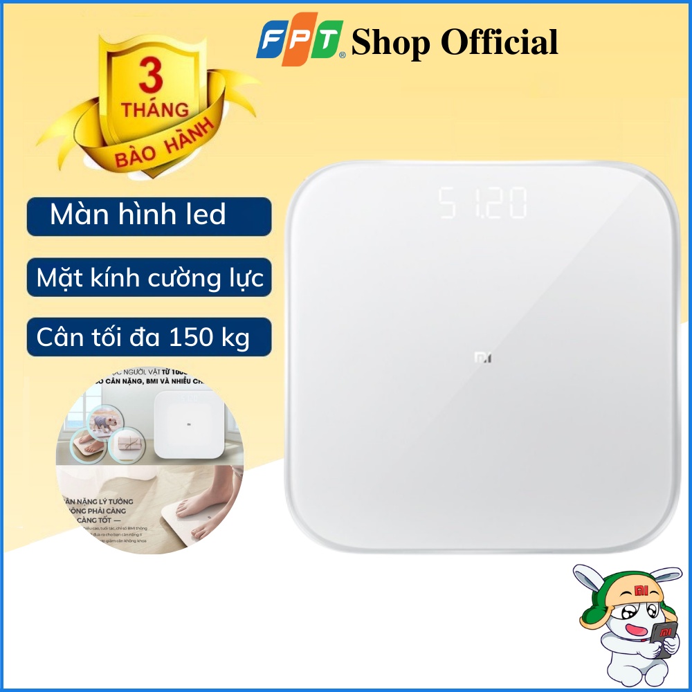 Cân Điện Tử Thông Minh Bluetooth Xiaomi Smart Scale Gen 2 – Bác Sĩ Gia Đình, Trợ Lý Sức Khỏe - Hàng Chính Hãng