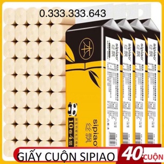 Giấy vệ sinh gấu trúc Sipiao 40 cuộn