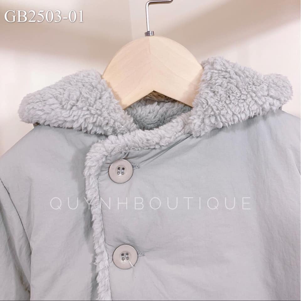 Quần Áo Trẻ Em Quỳnh Boutique Áo Khoác Cho bé Trai Gái - Khoác Phao Giữ Ấm