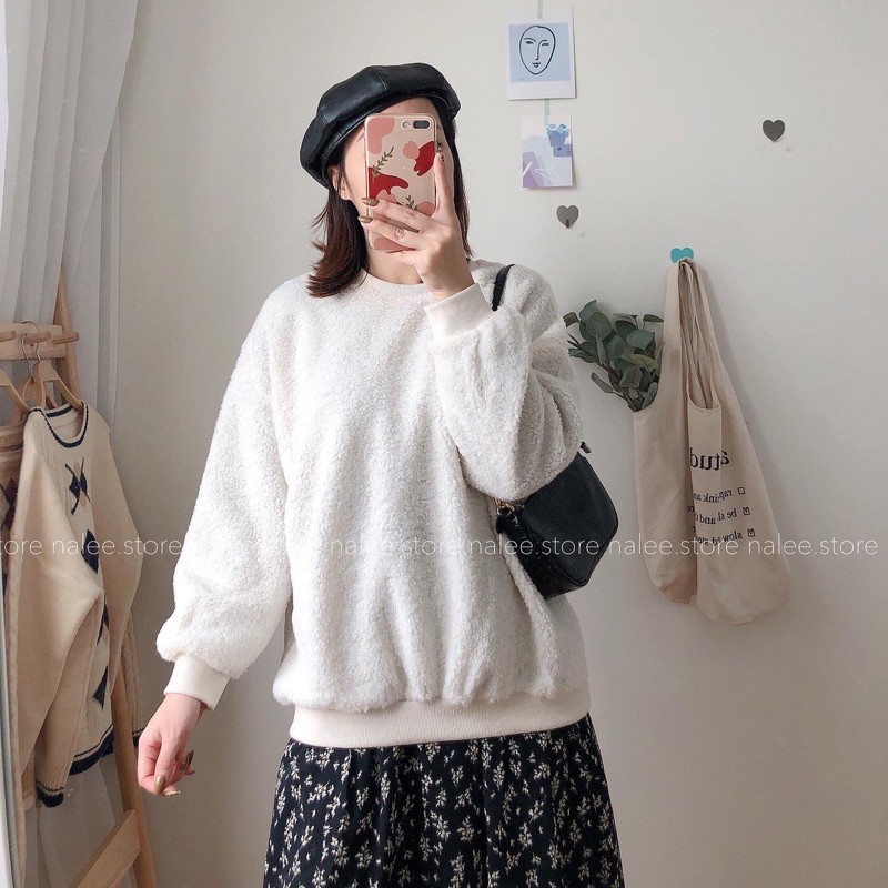 Áo lông cừu siêu ấm nhiều màu