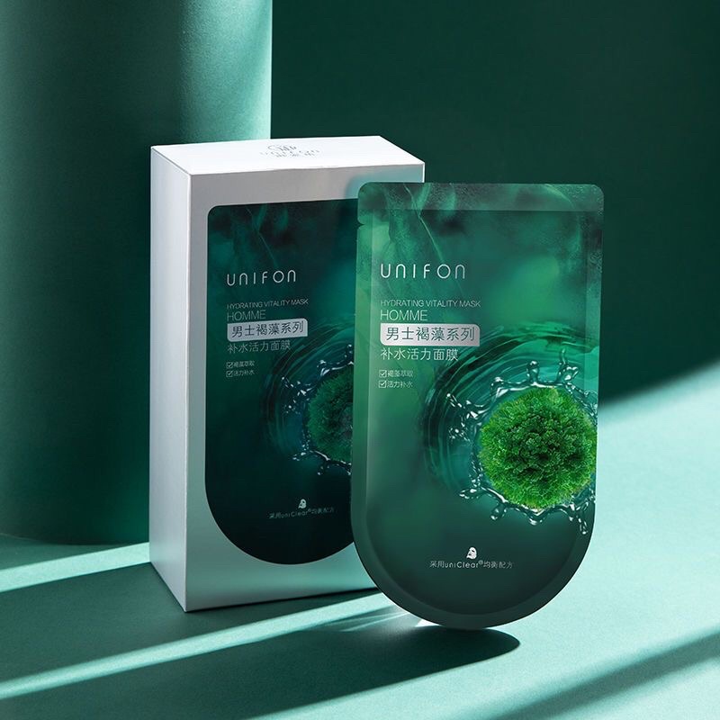 Lẻ 5  miếng mặt nạ nội địa Trung Unifon tảo biển