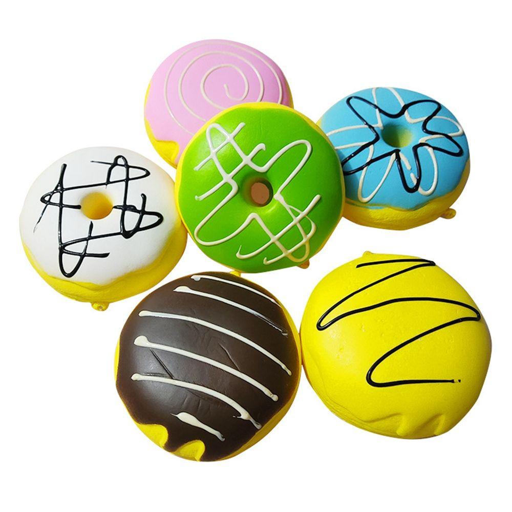 YIYU 1 Đồ trang trí Bánh Donut Đồ Chơi Có Hương Thơm Cho Bé Yêu Tyrler1 PU