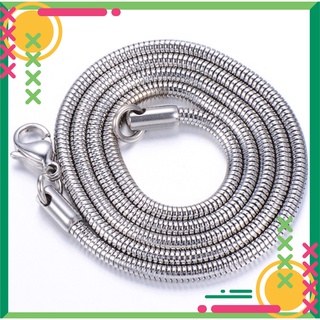 Vòng cổ nữ rẻ nhất kiểu mì vuông bằng titan không đen vĩnh viễn - DCTT22010