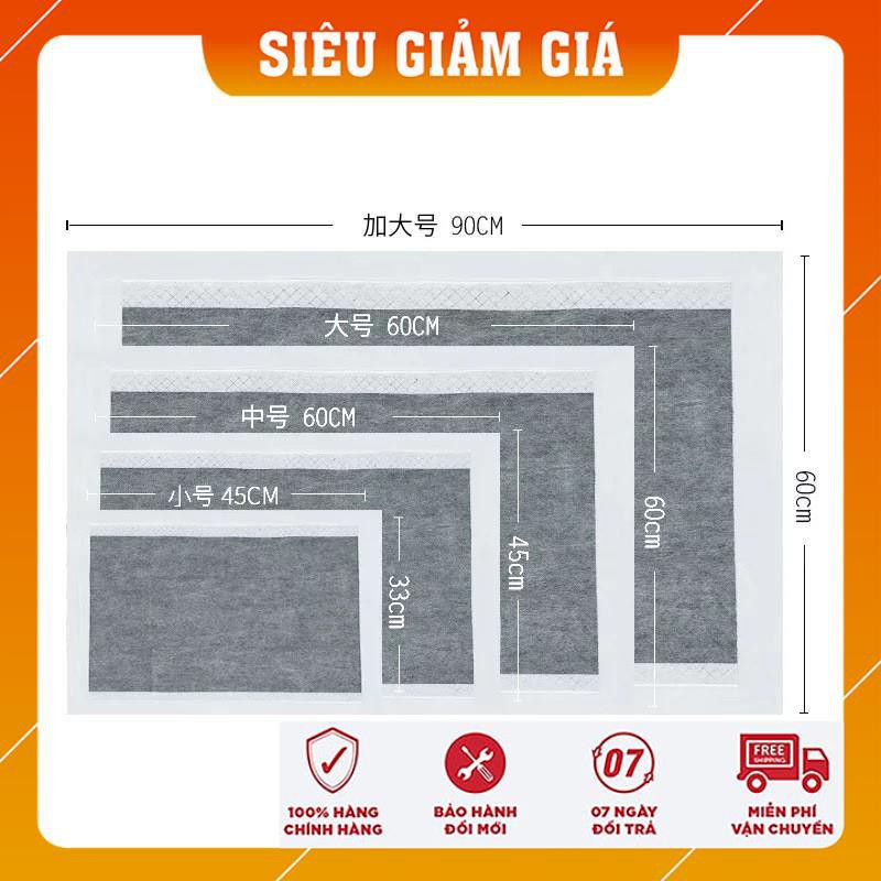 Miếng Lót Vệ Sinh Thú Cưng 😍𝗙𝗿𝗲𝗲𝗦𝗵𝗶𝗽😍 cho bé đi vệ sinh vào khay, chuồng bằng giấy siêu thấm hút