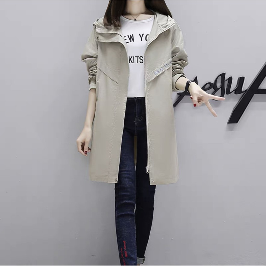 ÁO KHOÁC KAKI NỮ FORM DÀI THIẾT KẾ CỰC ĐẸP HÀNG MỚI CHẤT LỪ