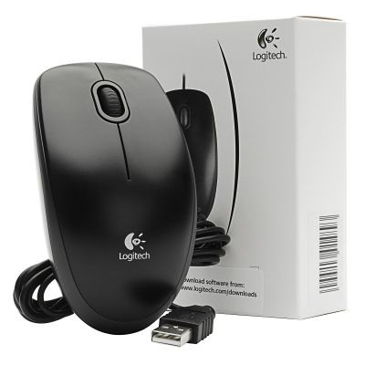 Chuột máy tính Logitech B100 Đen