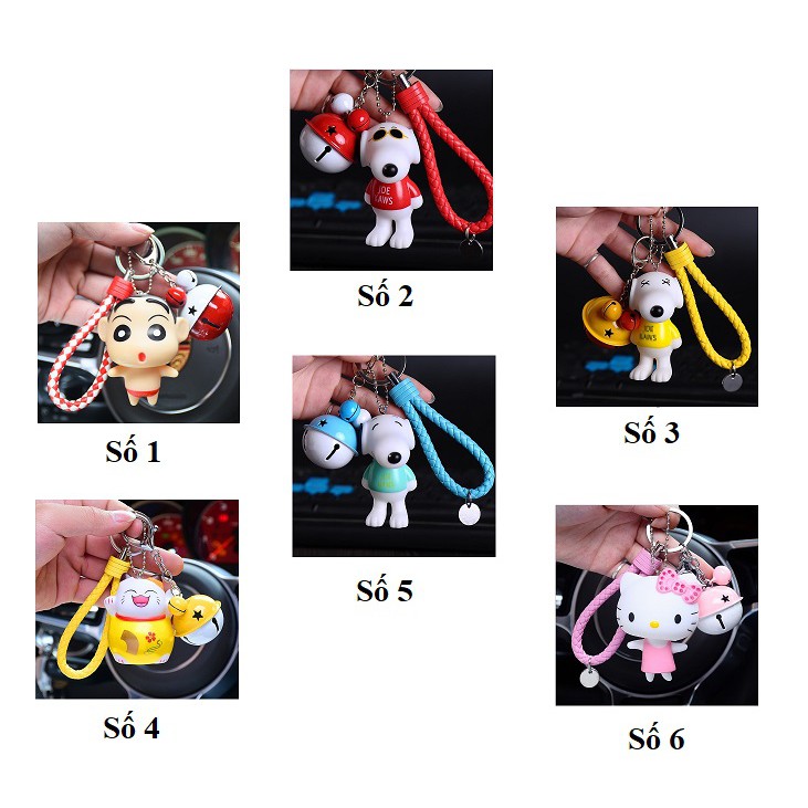 Móc khóa 11 hình cute trang trí cho ba lô, túi xách, chìa khóa xe (được chọn hình)