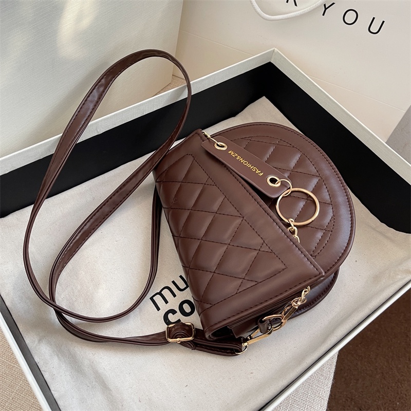 Túi túi đeo chéo dáng thuyền da PU mịn tay hàng quảng châu cao cấp ST17