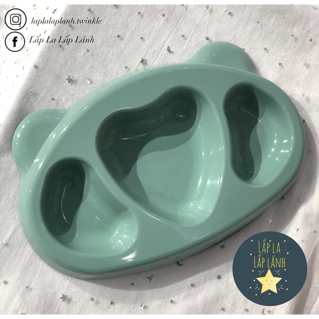 Khay ăn Modui/Bluemama Silicone, made in Korea, dày dặn, chịu nhiệt tốt