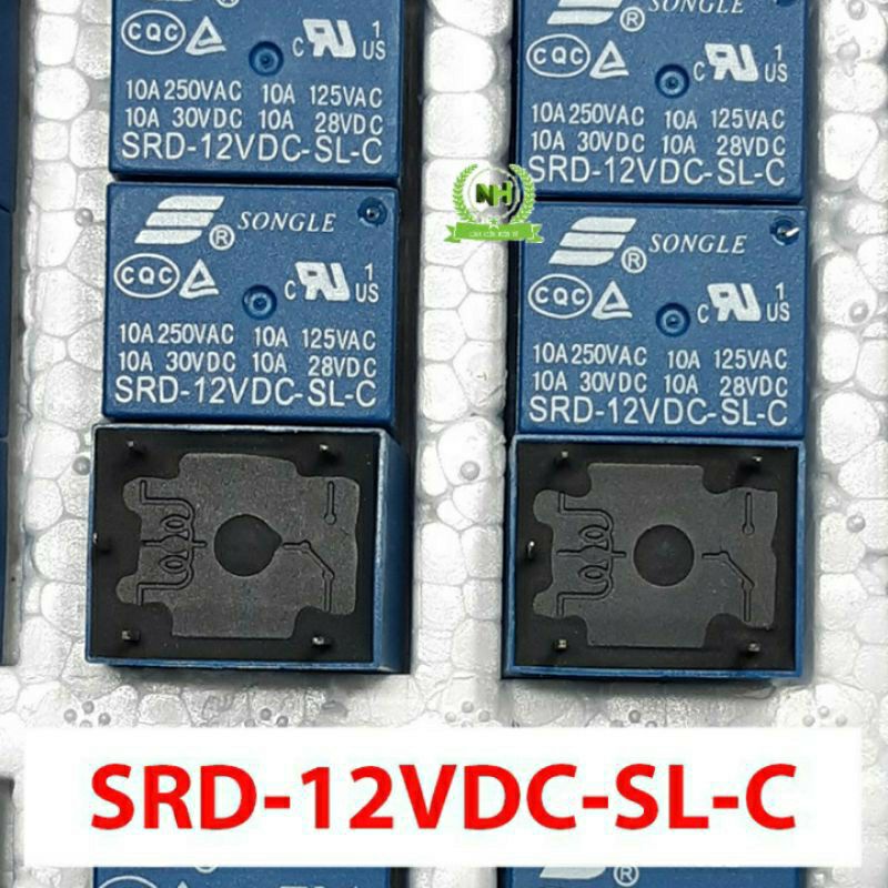 (Sét 2C) Rơle 5 Chân SONGLE 5V/12V/24V 10A