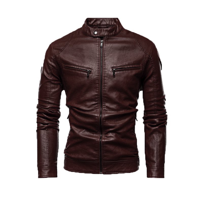 Áo khoác da 2 túi ngang lót dù - 152 | BigBuy360 - bigbuy360.vn