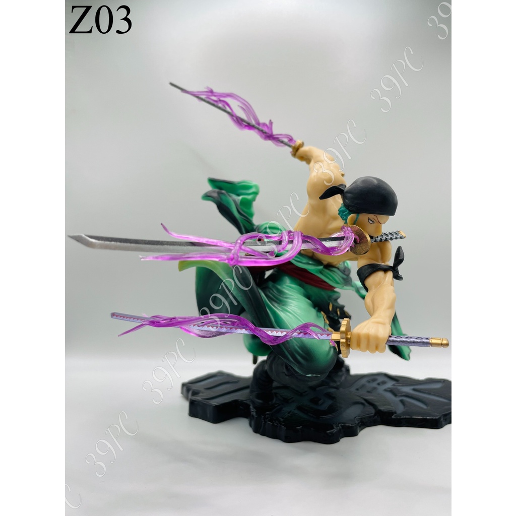 Mô Hình Trang Trí PC One Piece, One Piece Anime Figure Zoro, Luffy