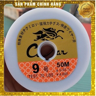 Dù lõi câu cá rồng đen 50m