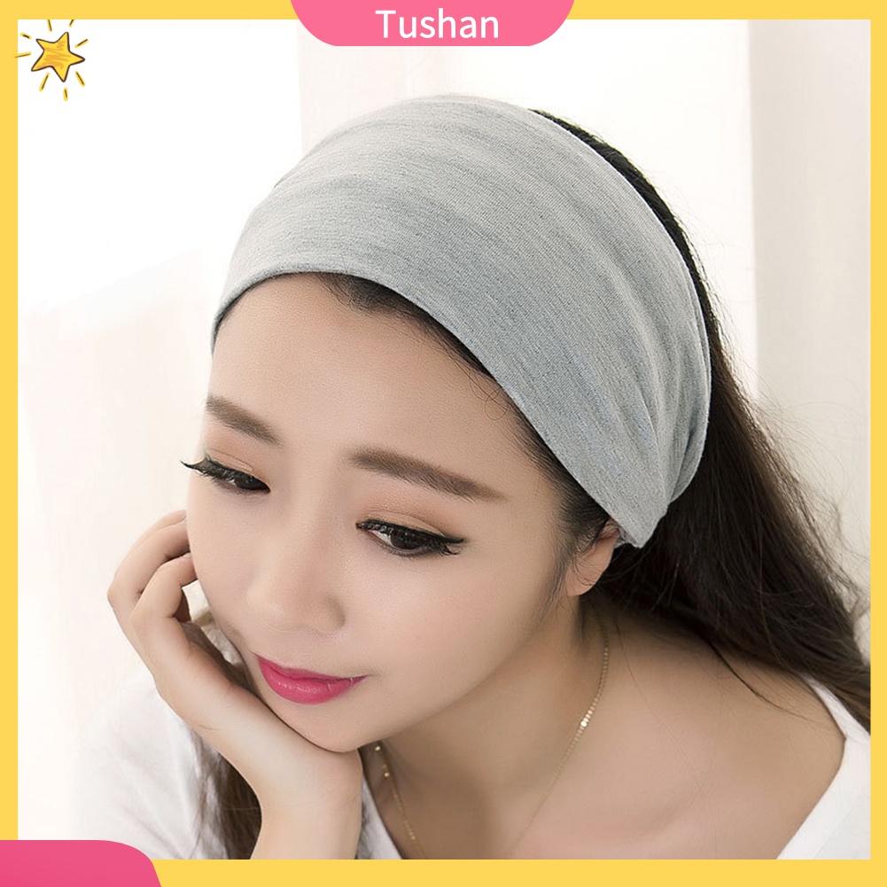 Băng Đô Thể Thao Màu Trơn Thấm Hút Tốt