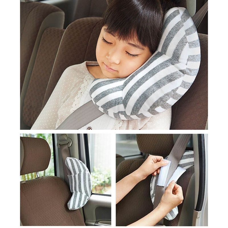 Gối Mềm Tựa Đầu / Dây Đai An Toàn Trên Xe Hơi Cho Bé