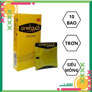 Bao Cao Su Onetouch Original Siêu Mỏng, Tạo Cảm Giác Thực, Hộp 10 Chiếc