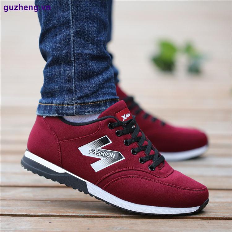 Đôi giày thể thao thoáng khí khử mùi chống trượt phong cách Hàn Quốc thời trang mùa thu cho nam