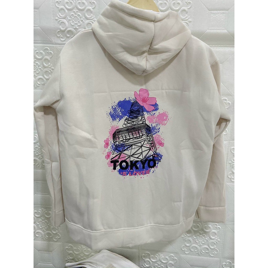 Áo chống nắng cao cấp- Áo khoác nỉ Hoodie TOKYO Unisex cho nam và nữ Ulzzang Guvia GAKN36 | BigBuy360 - bigbuy360.vn