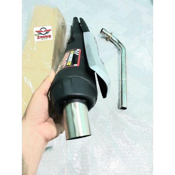 Pô Jame gắn wave sirius jupiter axelo Future, có ốp pô đi kèm.