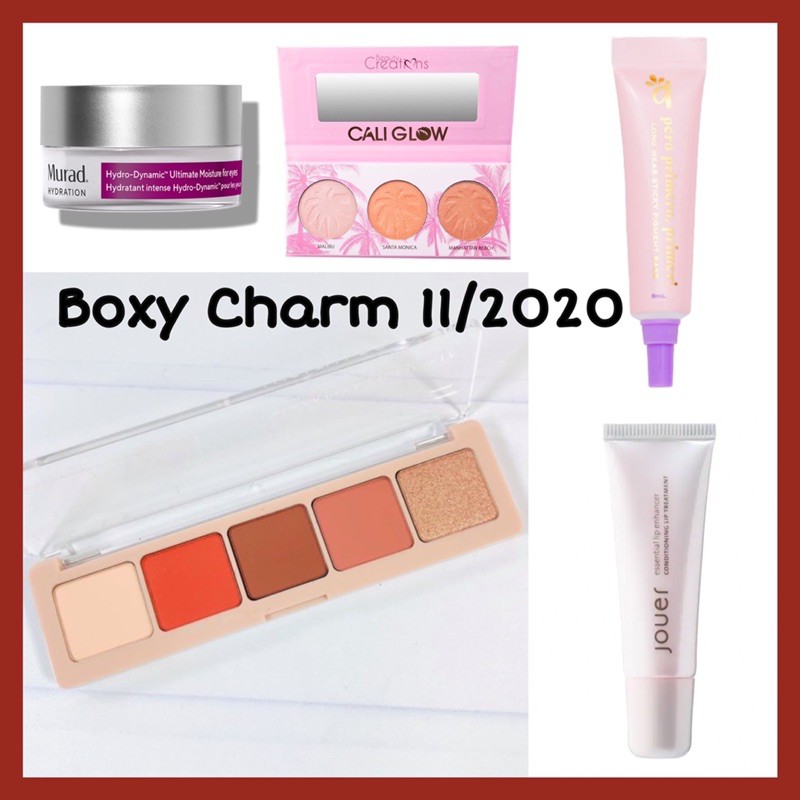 Set mỹ phẩm Boxy Charm tháng 11/2020