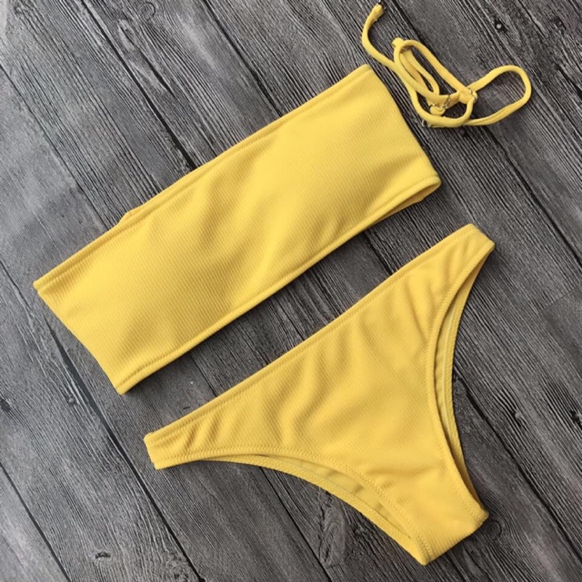 SET BIKINI QUÂY KÈM 2 DÂY CHẤT THUN TĂM QUẦN TAM GIÁC