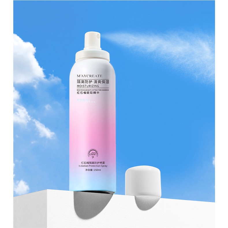 Xịt Chống Nắng Maycreate Kem chống nắng Trắng da toàn thân Nâng tone da Surica MC01