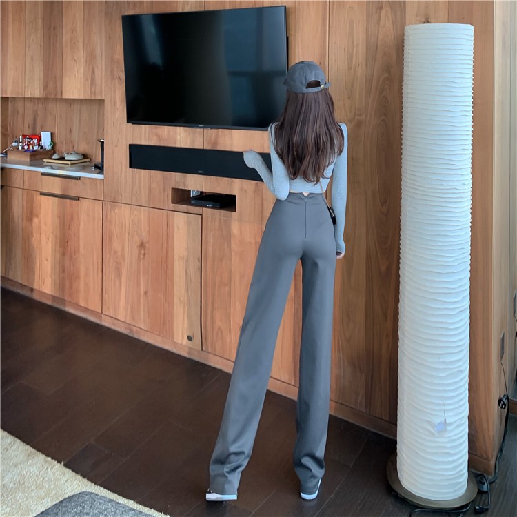 Quần Dài Lưng Cao Ống Rộng Phong Cách Hàn Quốc | BigBuy360 - bigbuy360.vn