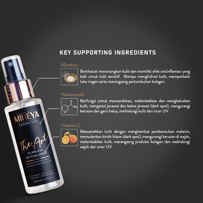 Chai xịt cố định lớp trang điểm nghệ thuật Mireya | BigBuy360 - bigbuy360.vn