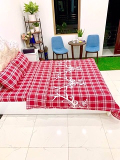 Set Chăn Trần Ga Gối Đũi(chat chọn mẫu)