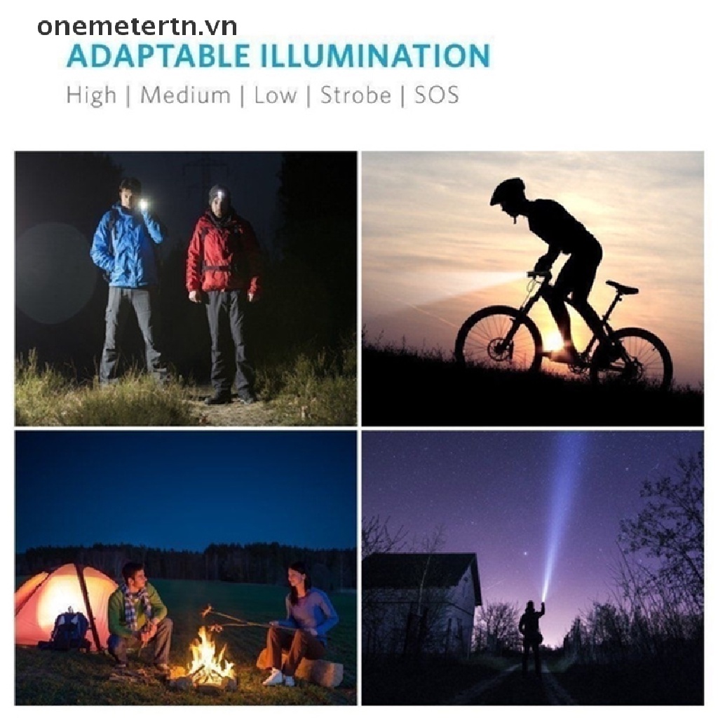 Đèn Pin LED Quân Đội onemetertn T6 980000Lm Phóng To 5 Chế Độ VN