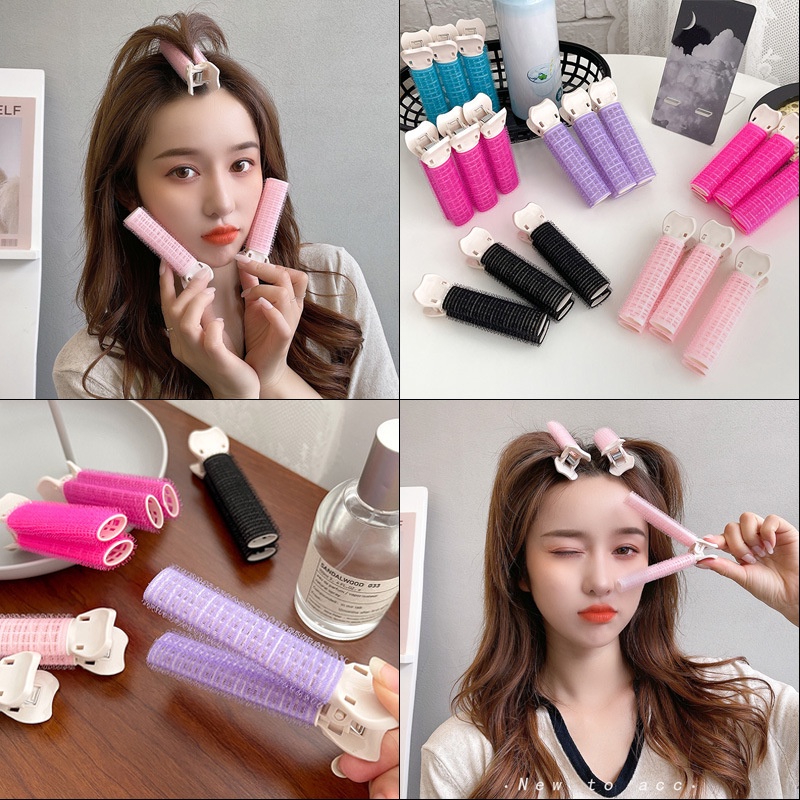 Haimeikang Dụng cụ uốn tóc xoăn bằng nhựa phong cách Hàn Quốc