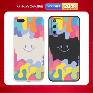 Ốp lưng Vina Case OPPO A1K/A5S/A9 2020/A31/A52/....Silicone TPU dẻo viền vuông bảo vệ camera hình Mặt cười