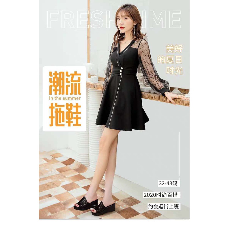 Dép Nữ Đế Xuồng Mềm Mại Thời Trang Mùa Hè 2021