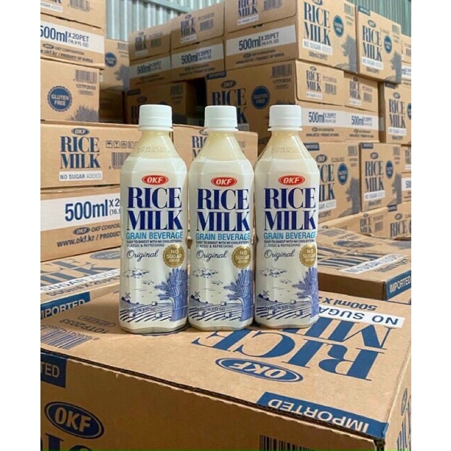 Sữa Gạo Rice Milk chai 500ml Hang Quốc date 2024