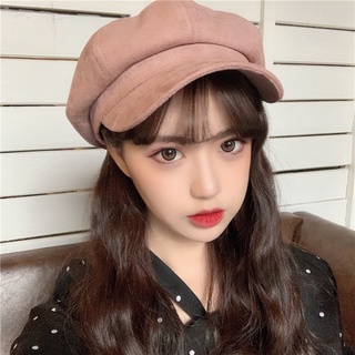 Nón beret Da Lộn Thời Trang Cho Nữ