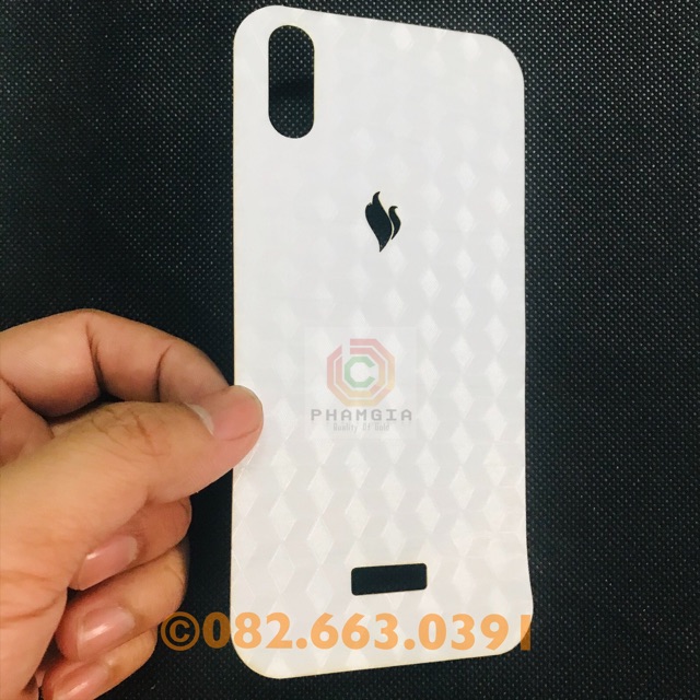 Dán mặt lưng (skin carbon dán 3d) vsmart bee 3 siêu đẹp