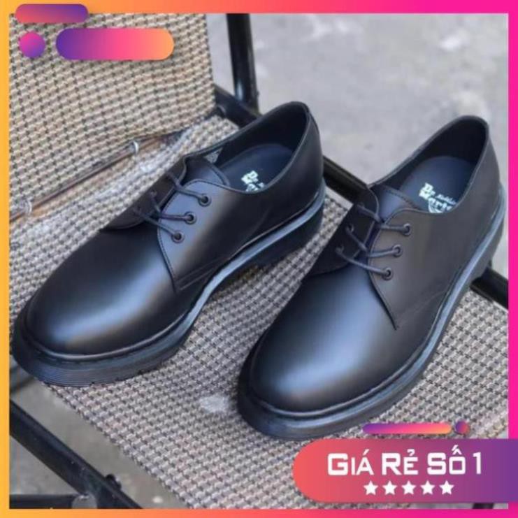 [Sale 3/3] Giày Da Bò 1461 2020 Full Black .Giày Dr.Martens Thailand Chính Hãng(1461.F.Black) Sale 11 -op1 " _ '