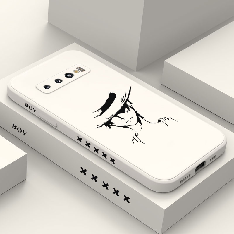 Ốp Điện Thoại Dẻo Họa Tiết Mũ Rơm Độc Đáo Thời Trang Cho Samsung Galaxy S10 S10E Plus S9 Plus