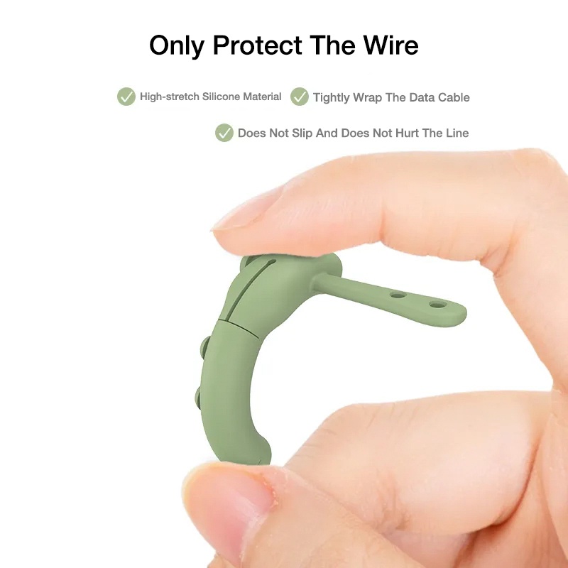 Vỏ Silicon Bảo Vệ Dây Cáp Sạc usb bluewow ip-18 / 20w