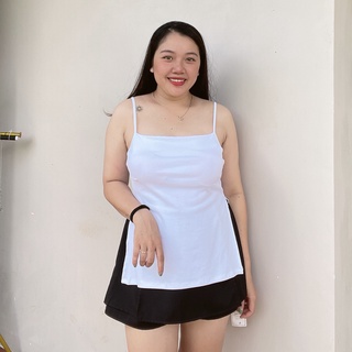 Áo Hai Dây Bigsize Xẻ Tà Dễ Thương,Áo Dây Kiểu MÃ a33