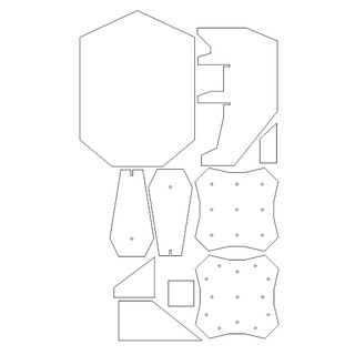 4 tấm gỗ đan len