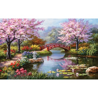 Tranh dán tường 3D phong cảnh đẹp 60*90