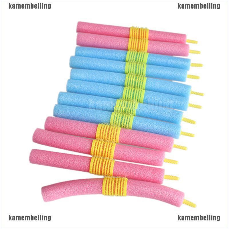 Bộ 12 Lô Cuốn Tóc Xốp Mềm Mại Tiện Dụng
