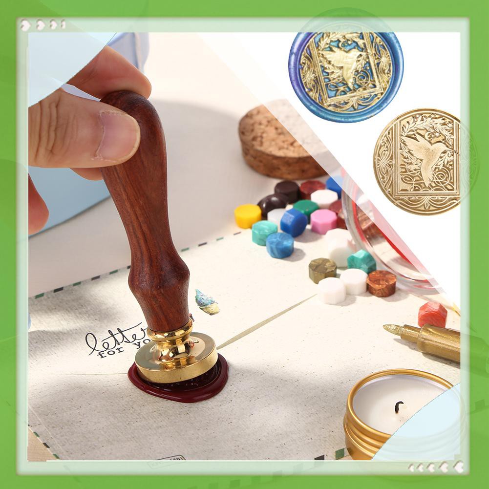 Đầu Con Dấu Sáp Bằng Đồng Hình Ngôi Sao / Động Vật Phong Cách Vintage Cổ Điển Sử Dụng Trang Trí Diy