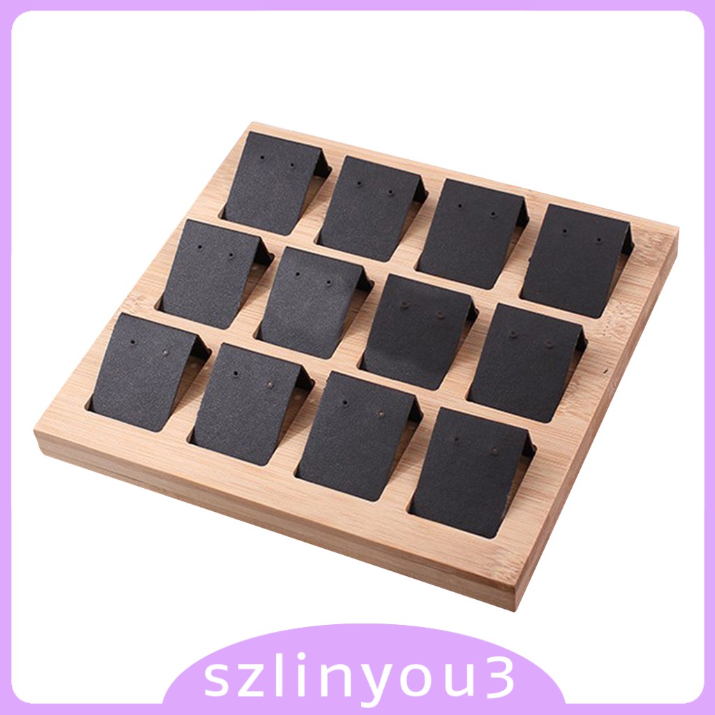 Set 12 Khay Nhựa Trưng Bày Bông Tai