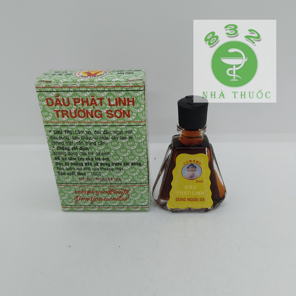 Dầu phật linh Trường Sơn chai 1,5ml/chai 5ml