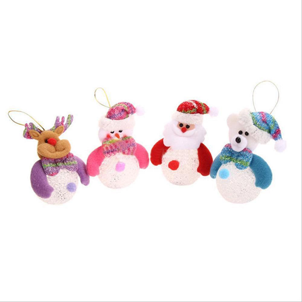 Phụ Kiện Trang Trí Cây Thông Giáng Sinh Hình Ông Già Noel / Người Tuyết Dễ Thương